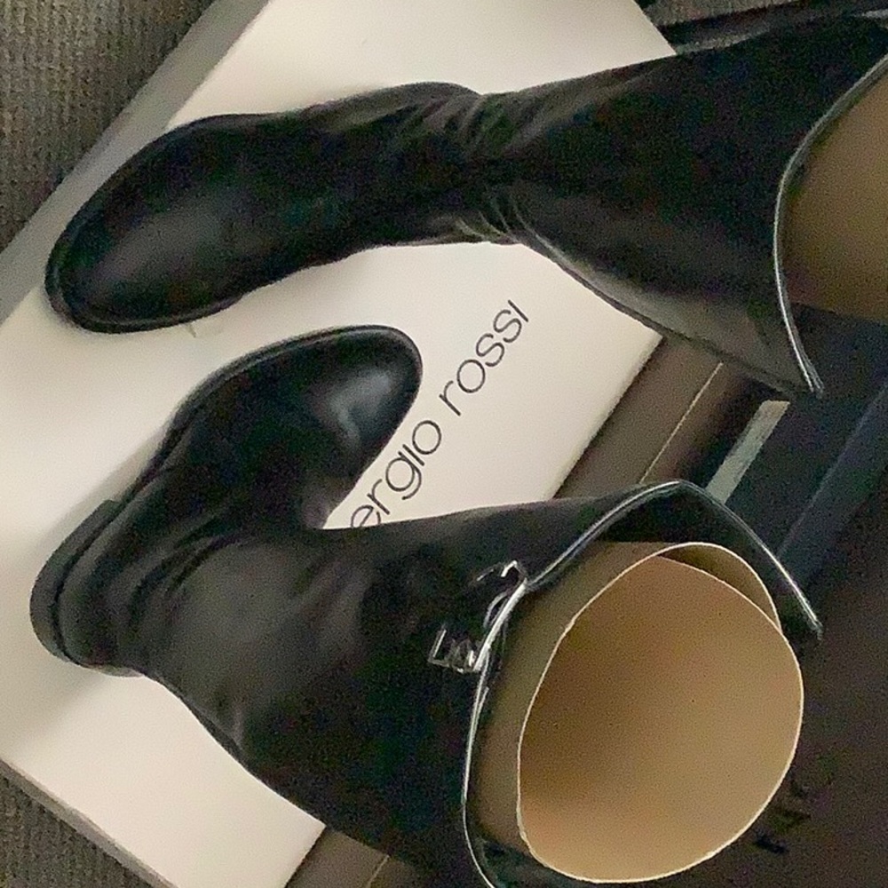 SERGIO ROSSI
Leather Knee-High Boots - Picture 5 of 6